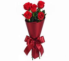 Букет 5 Красных роз Эдлесс Лав #REPLACE_PRED# Пудость