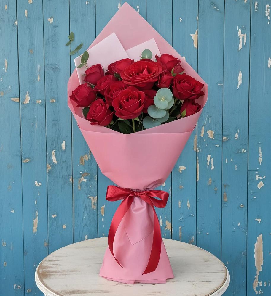 Букет цветов из: Розы в Пудость