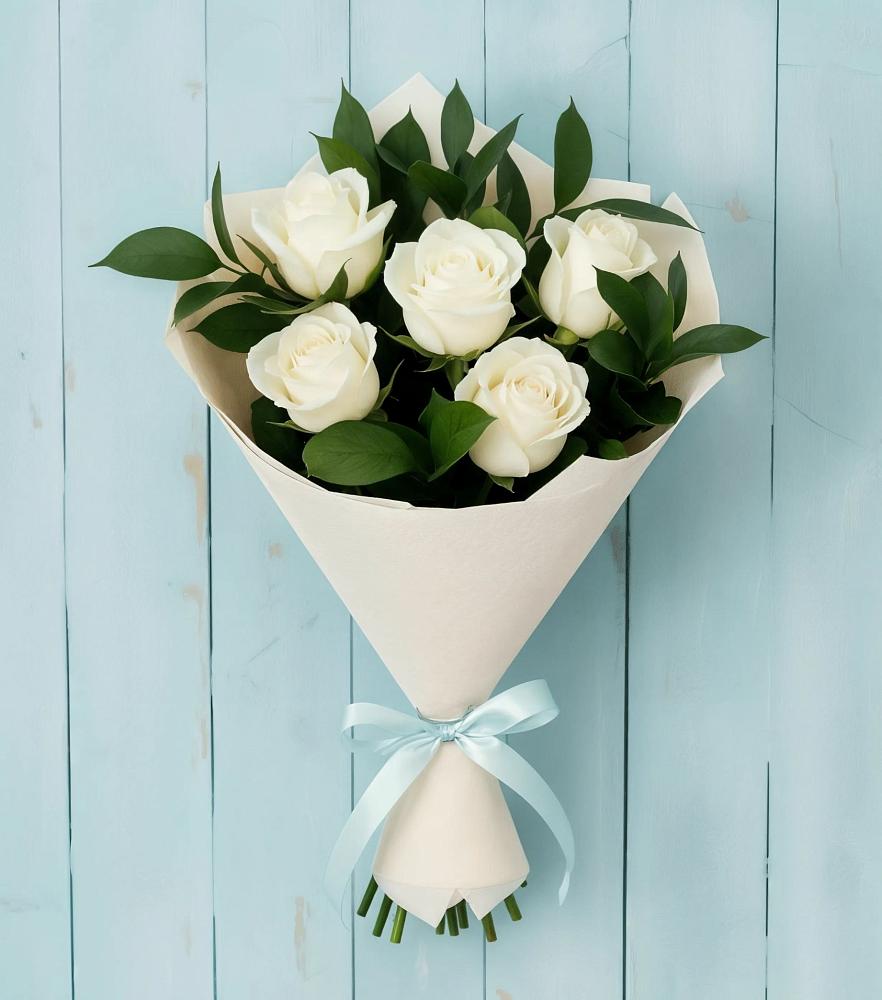 Букет цветов из: Розы в Пудость