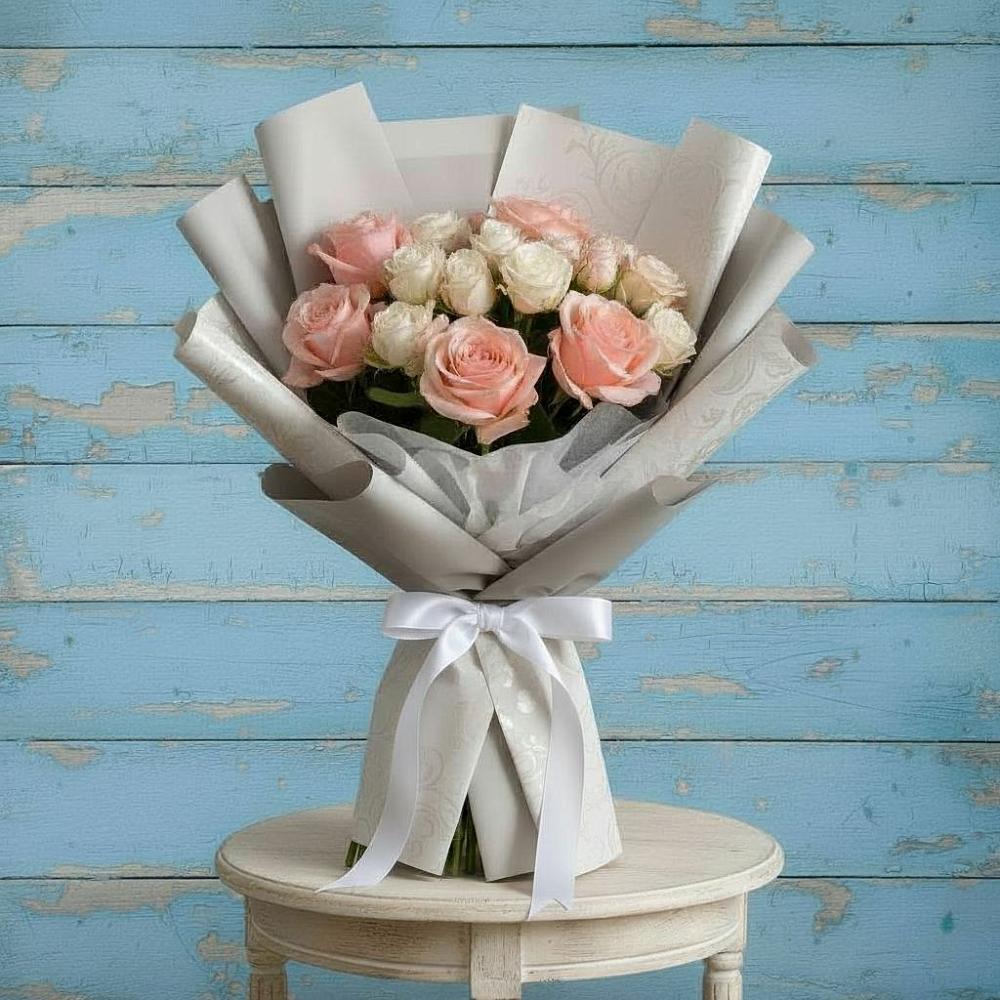 Букет цветов из: Розы в Пудость