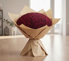 Букет 101 Красная роза в Пудость