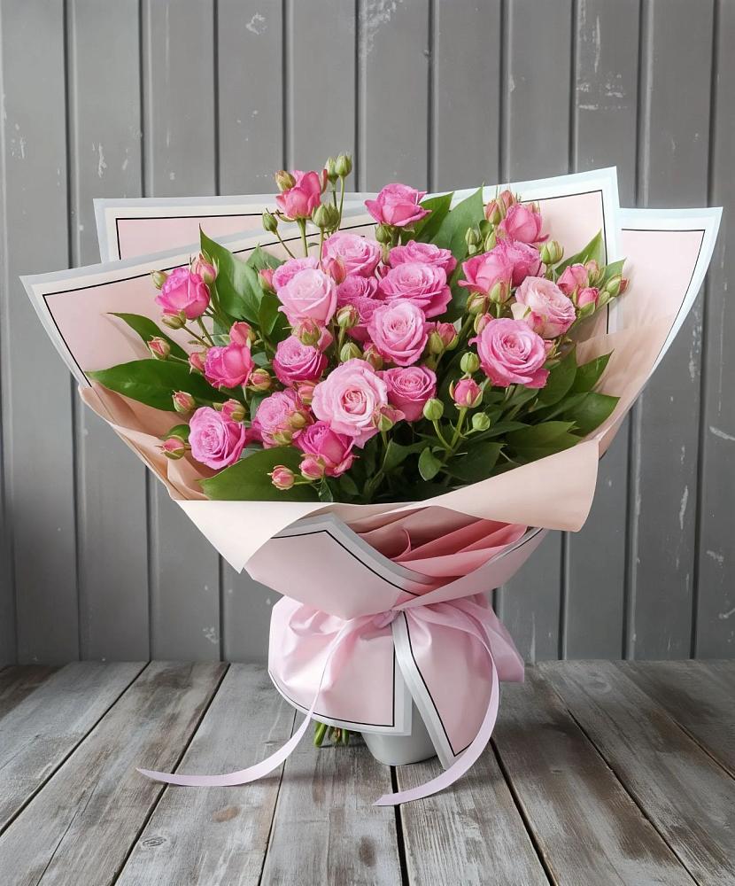 Букет Розовый кустик в Пудость