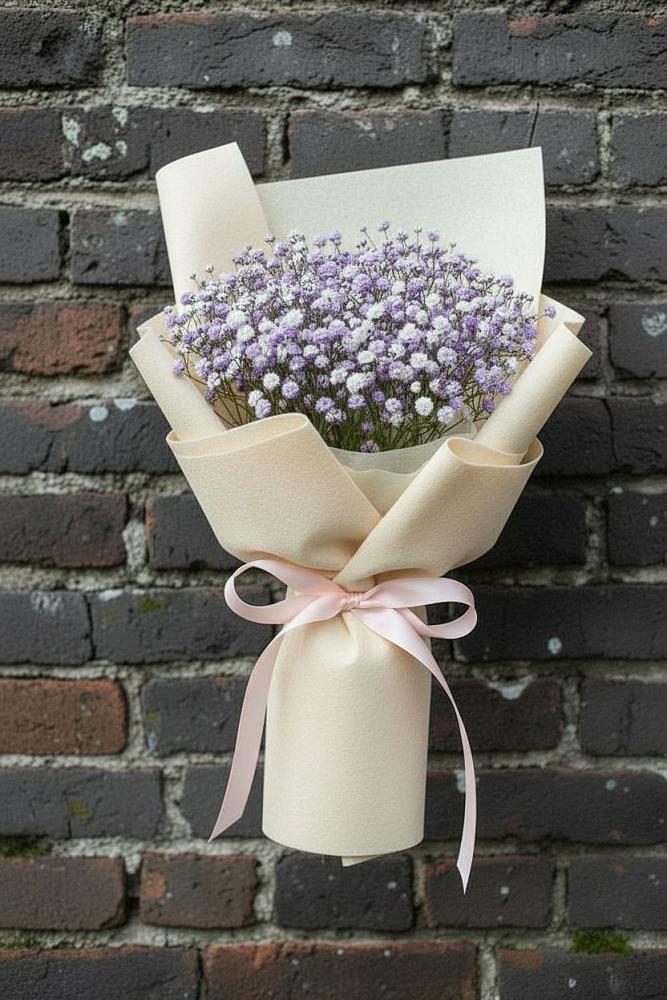 Букет цветов из: Гипсофила в Пудость