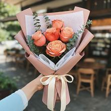 Букет цветов из:  Розы #REPLACE_PRED# Пудость