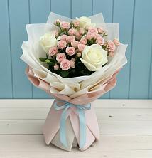 Букет цветов из:  Розы в Пудость