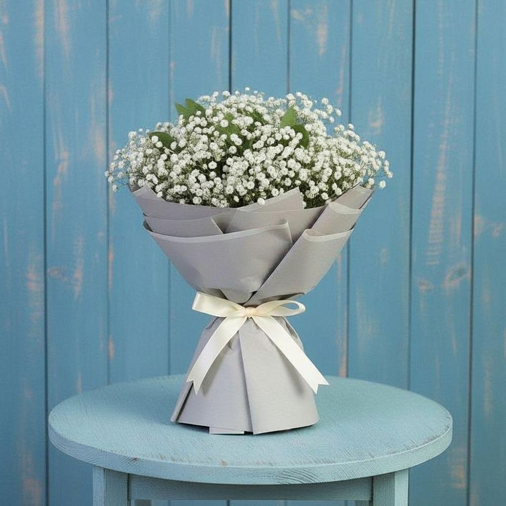 Букет цветов из: Гипсофила в Пудость