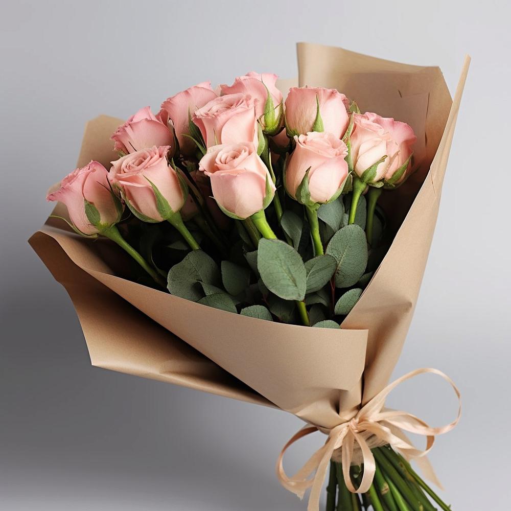 Букет 11 Нежных роз в Пудость