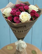 Букет цветов из:  Розы #REPLACE_PRED# Пудость