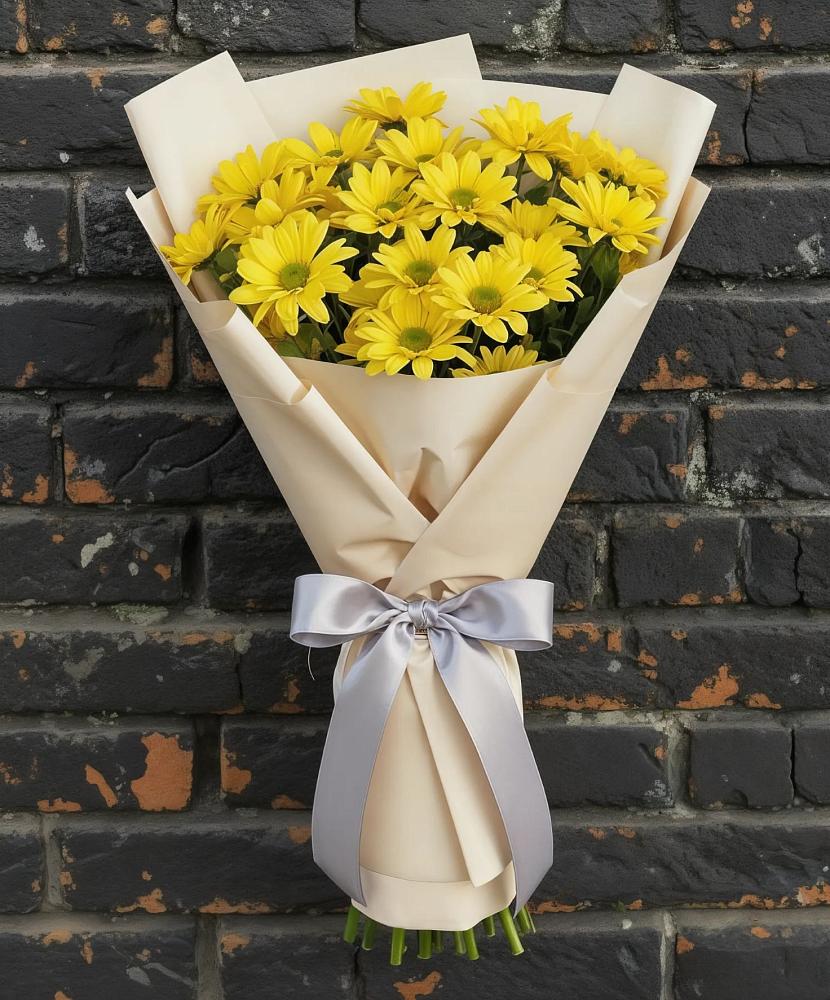 Букет цветов из: Хризантемы в Пудость
