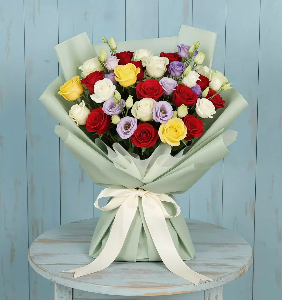 Букет цветов из: Розы в Пудость