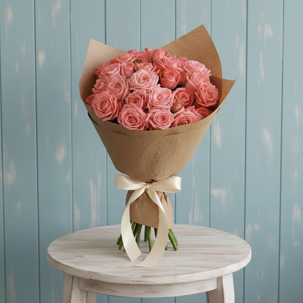 Букет цветов из: Розы в Пудость