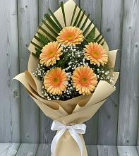 Букет цветов из:  Герберы в Пудость