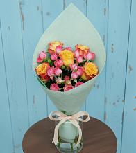 Букет цветов из:  Розы #REPLACE_PRED# Пудость